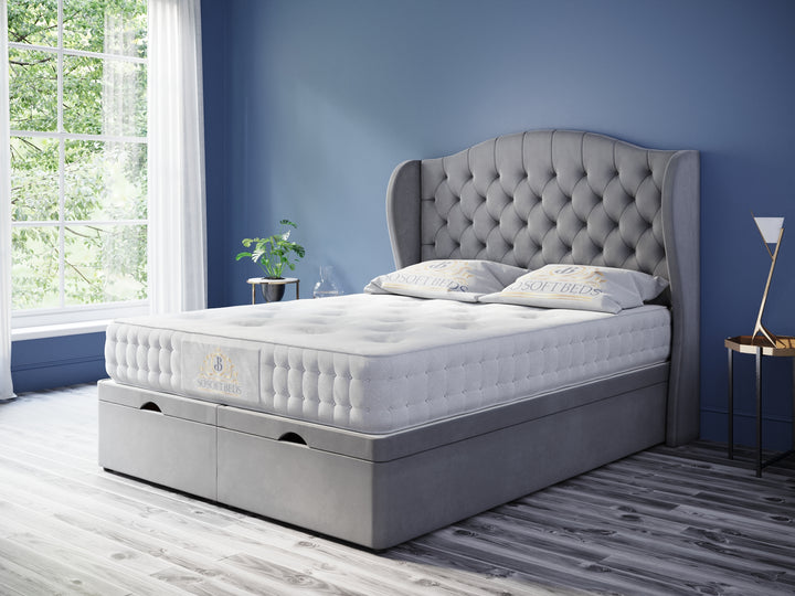 Wingback Majestic Ottoman Bed - Ottoman Beds 