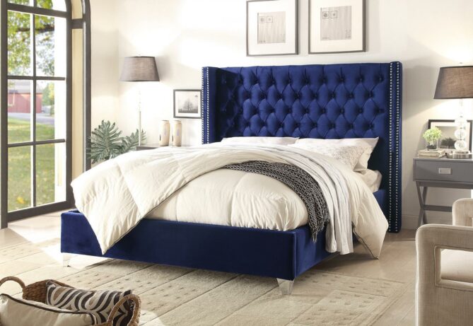 Bed Options for Interior Designers - Custom Fabric Upholstery - Ottoman Beds 