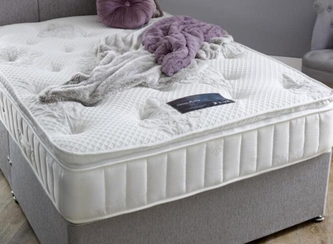 Visco Cloud Pillow Top Range Premium 1000 - 3000 Pocket Spring Mattress - Ottoman Beds 